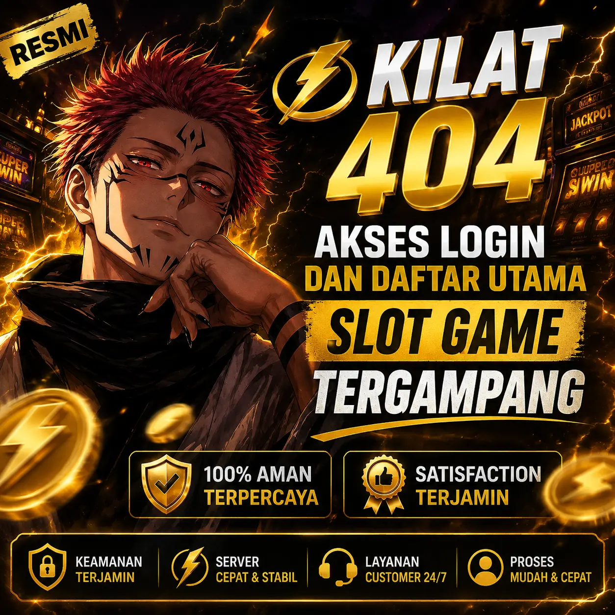 KILAT 404 Akses Login Dan Daftar Utama Slot Game Tergampang